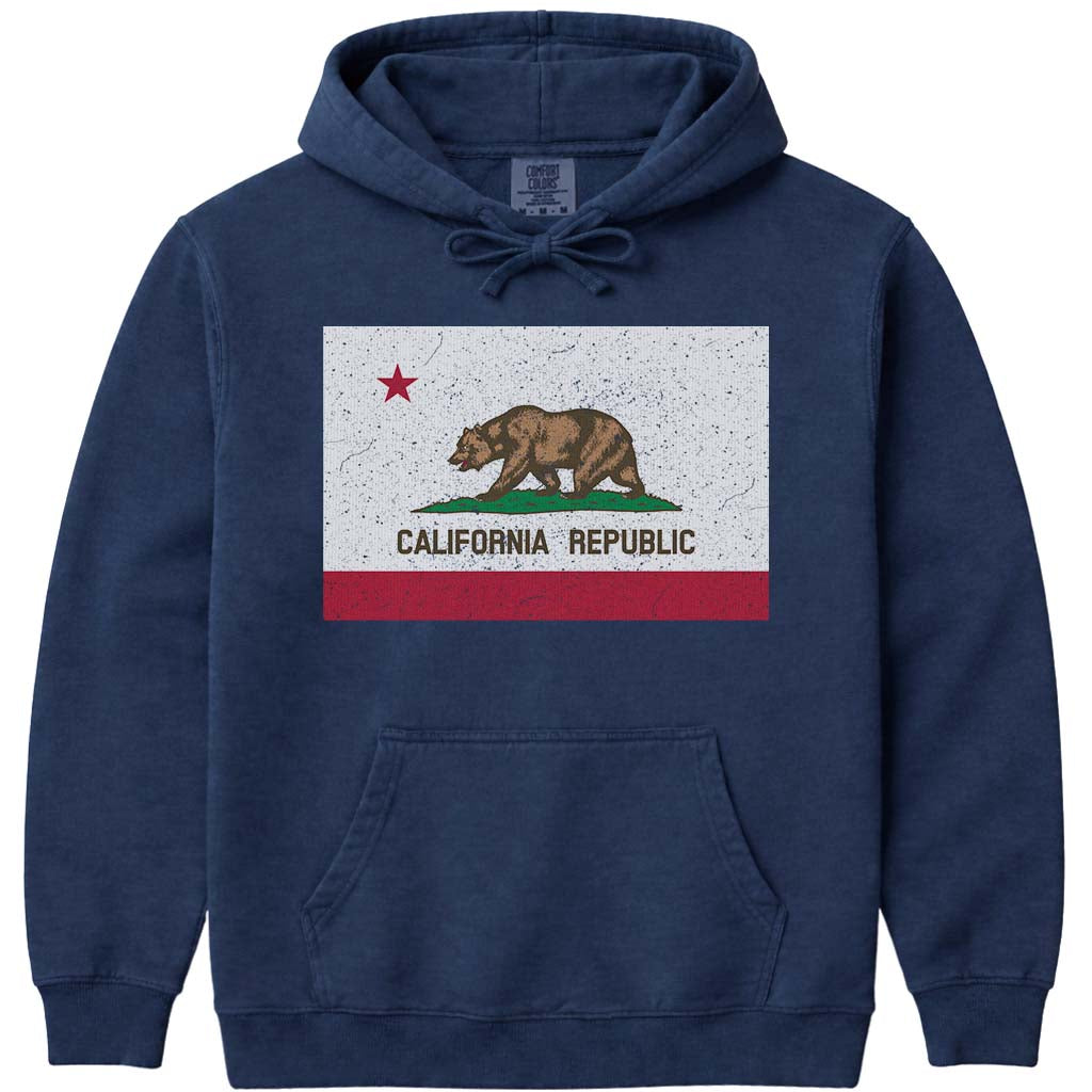 California Flag Hoodie - Navy