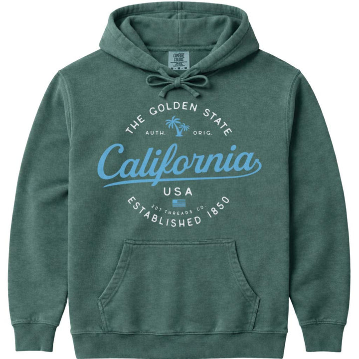 California Hooded Sweatshirt - Blue Spruce