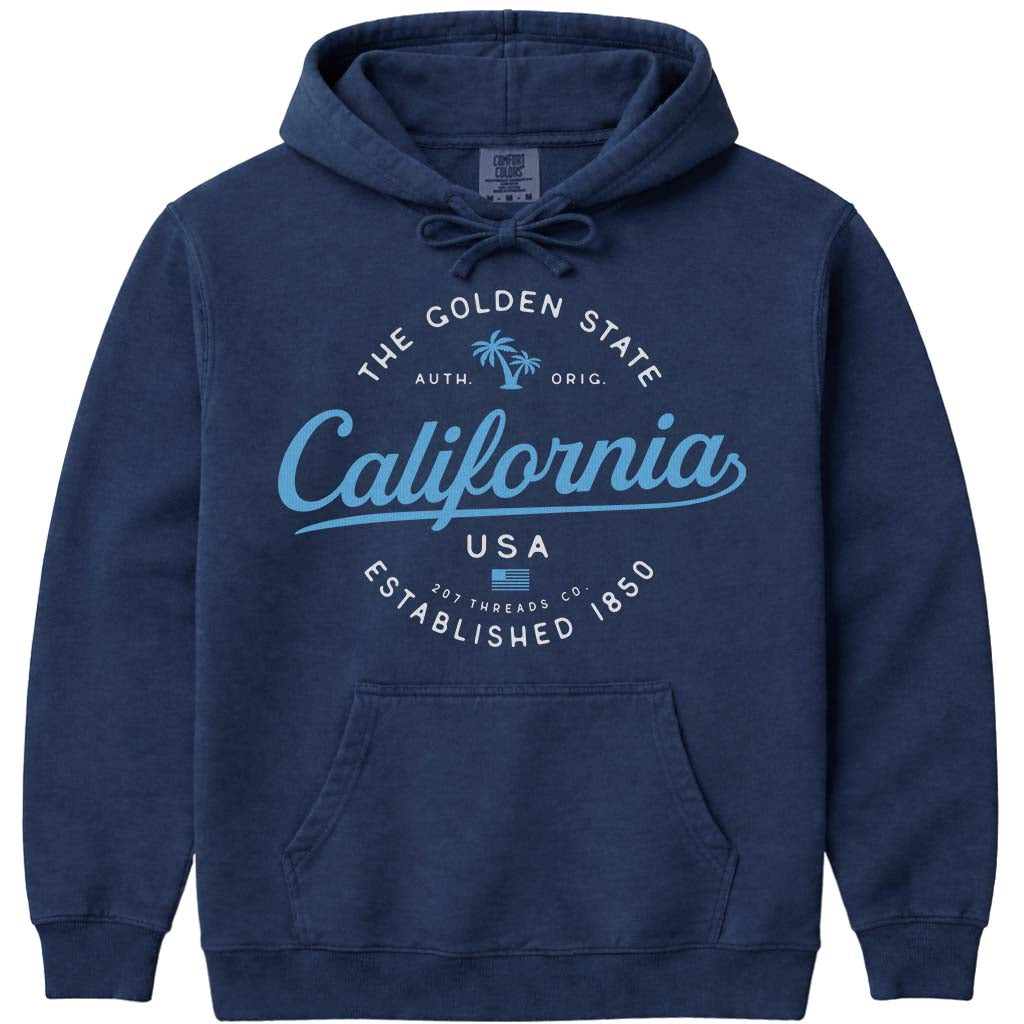 California Hooded Sweatshirt - Navy