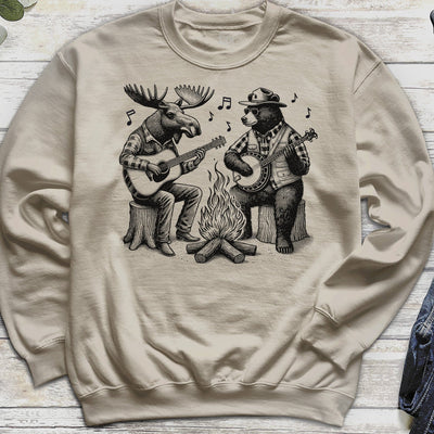 Moose & Bear Campfire Guitar & Banjo Jam Sweatshirt