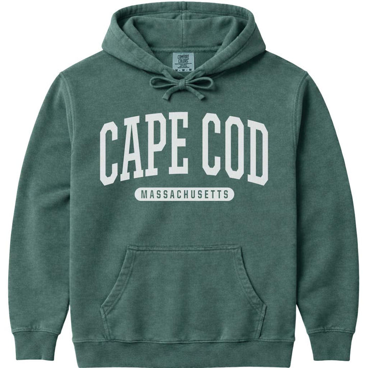Cape Cod Massachusetts Hoodie Sweatshirt - Blue Spruce