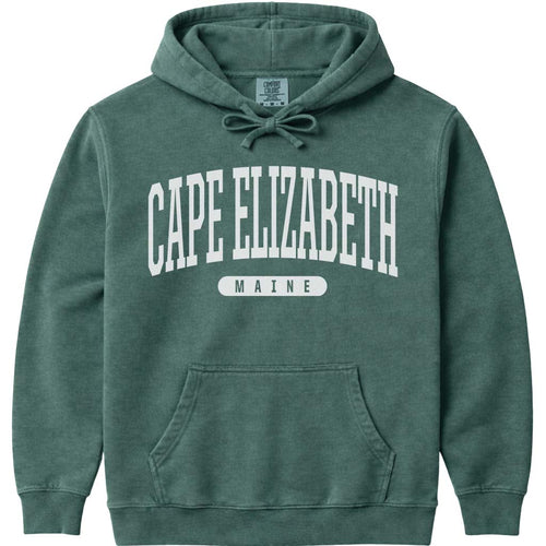 Vintage College Cape Elizabeth Maine Hoodie