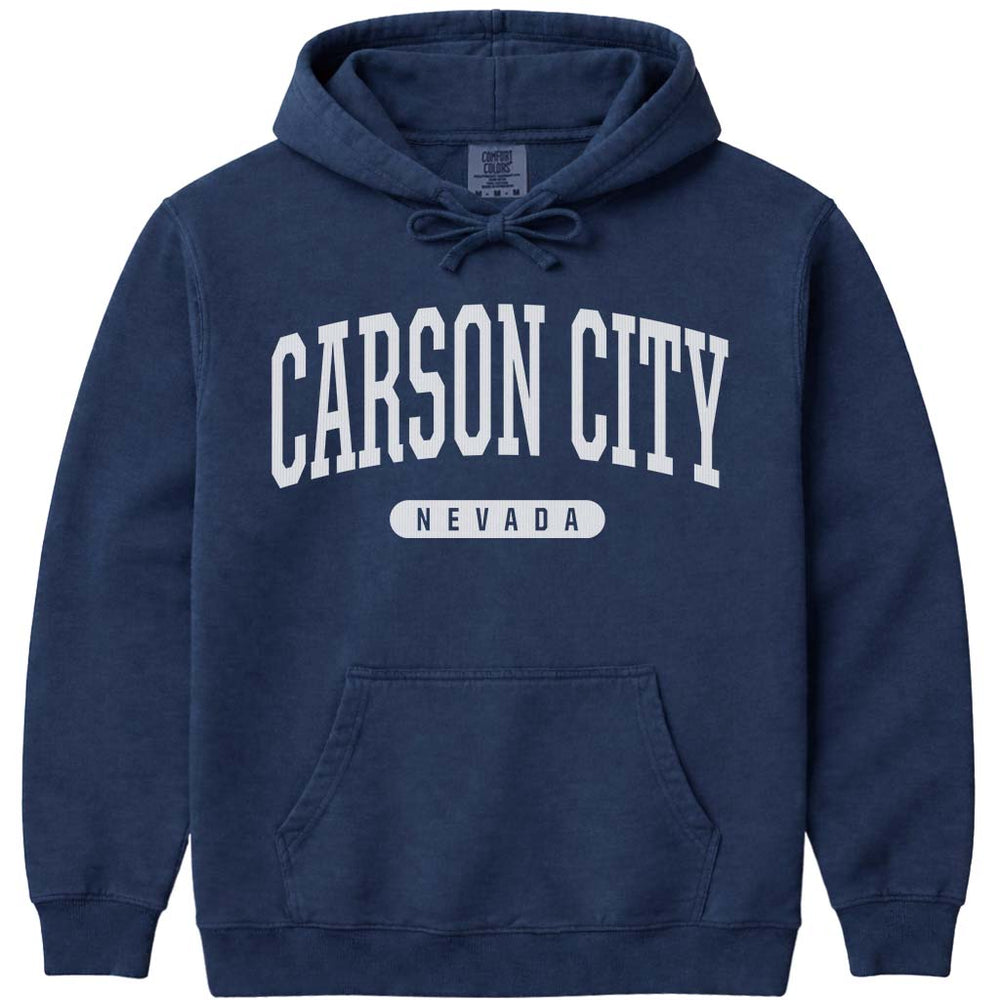 Carson City Nevada Hoodie - Navy