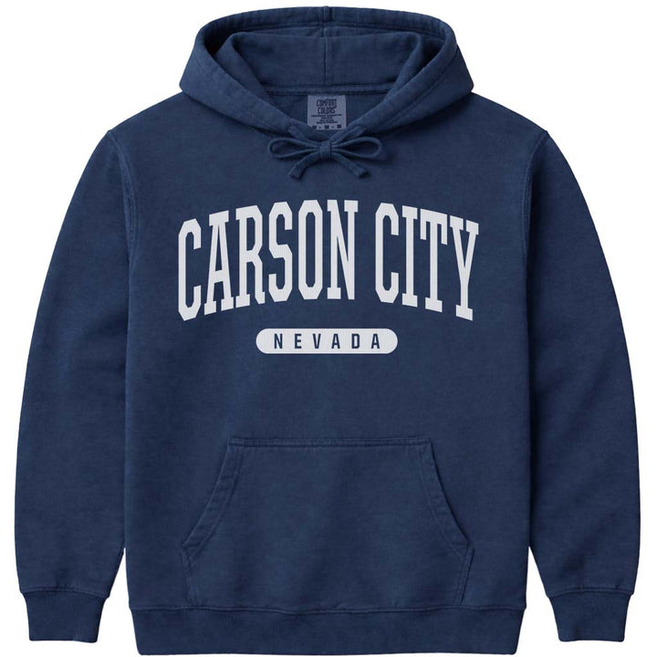 Carson City Nevada Hoodie - Navy