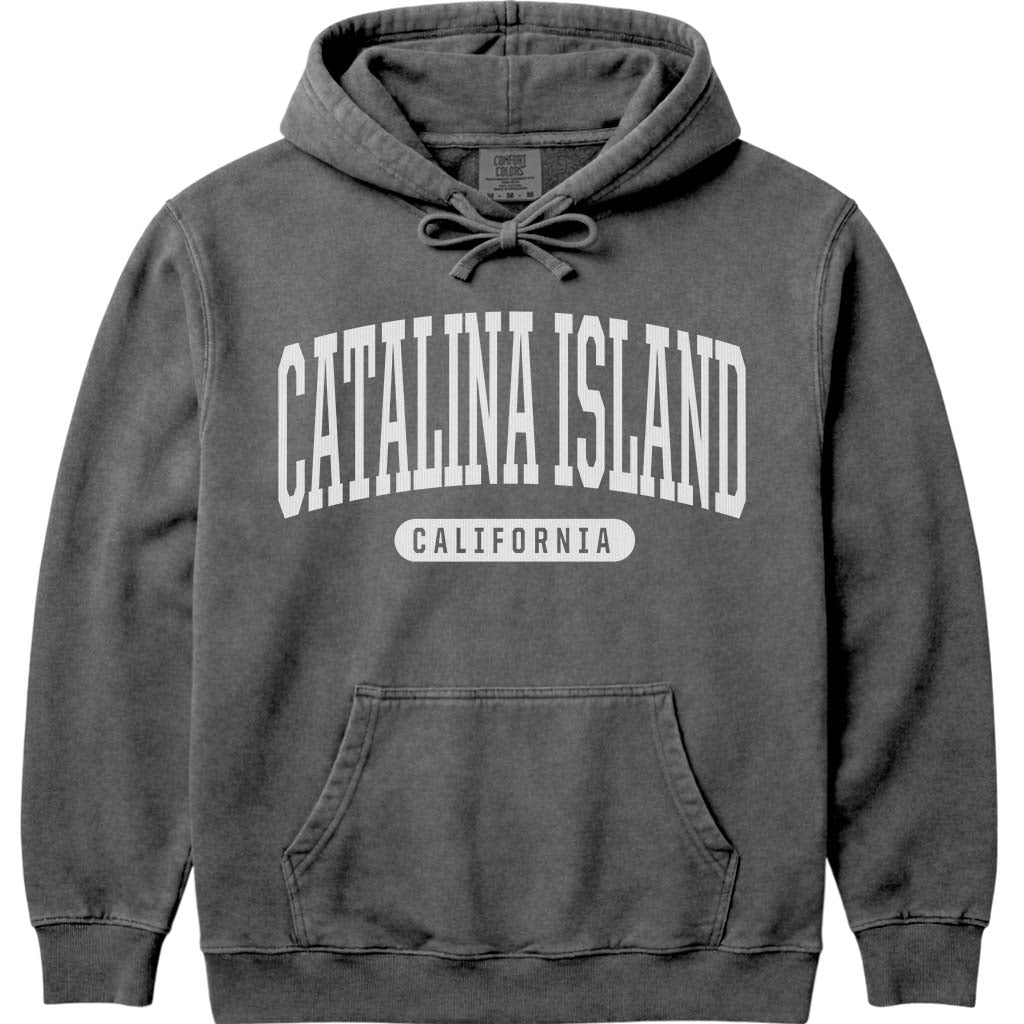 Catalina Island California Hoodie Sweatshirt - Pepper