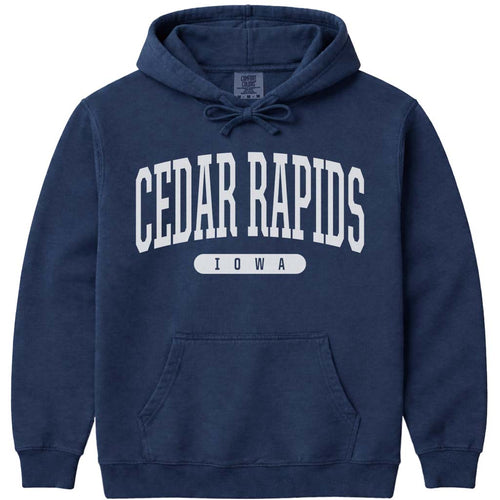 Vintage Cedar Rapids Iowa Hoodie