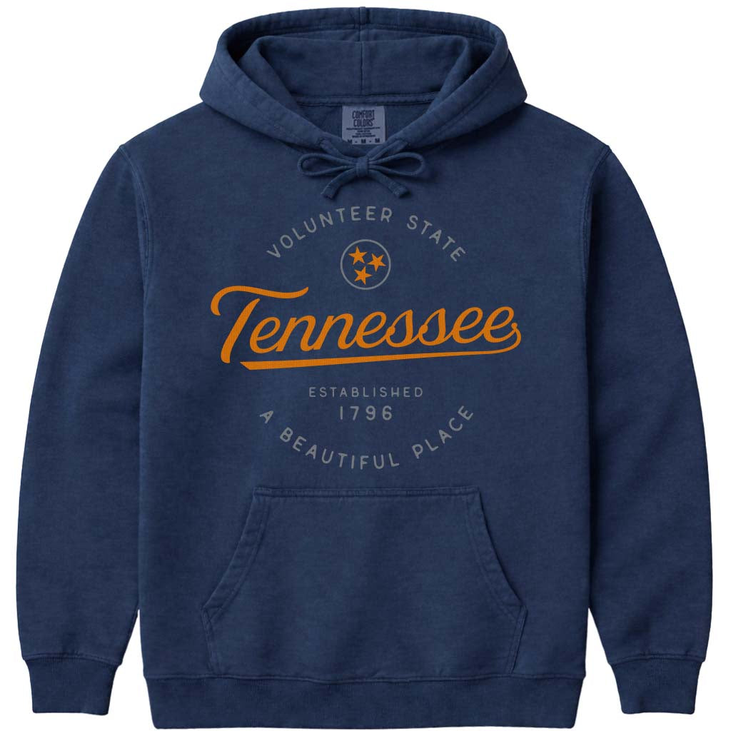 Tennessee Hoodie TN Vacation Sweatshirt - Navy