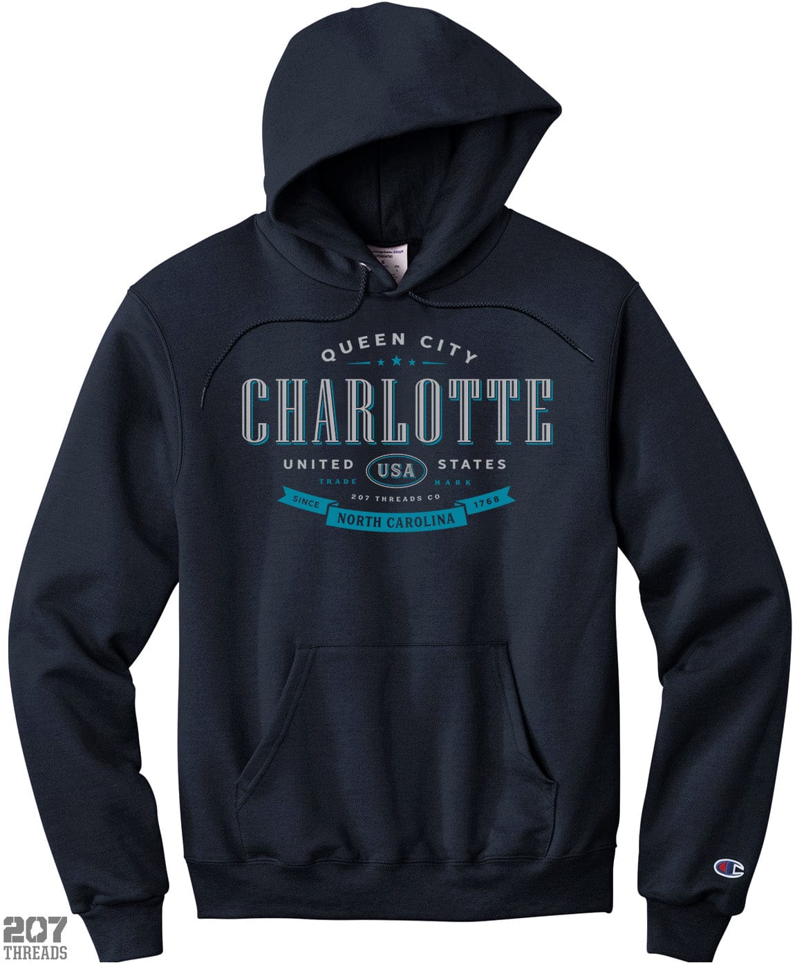 Charlotte NC Hoodie Champion Souvenir Sweatshirt