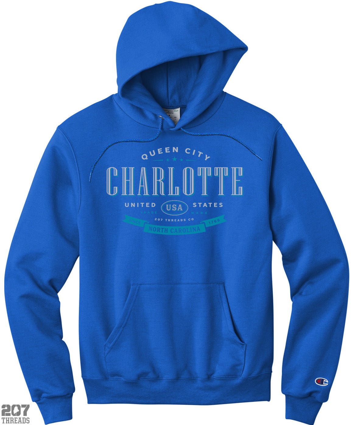 Charlotte NC Hoodie Champion Souvenir Sweatshirt