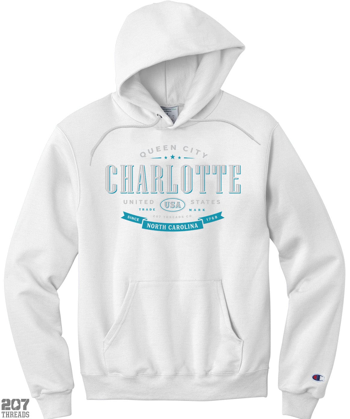 Charlotte NC Hoodie Champion Souvenir Sweatshirt