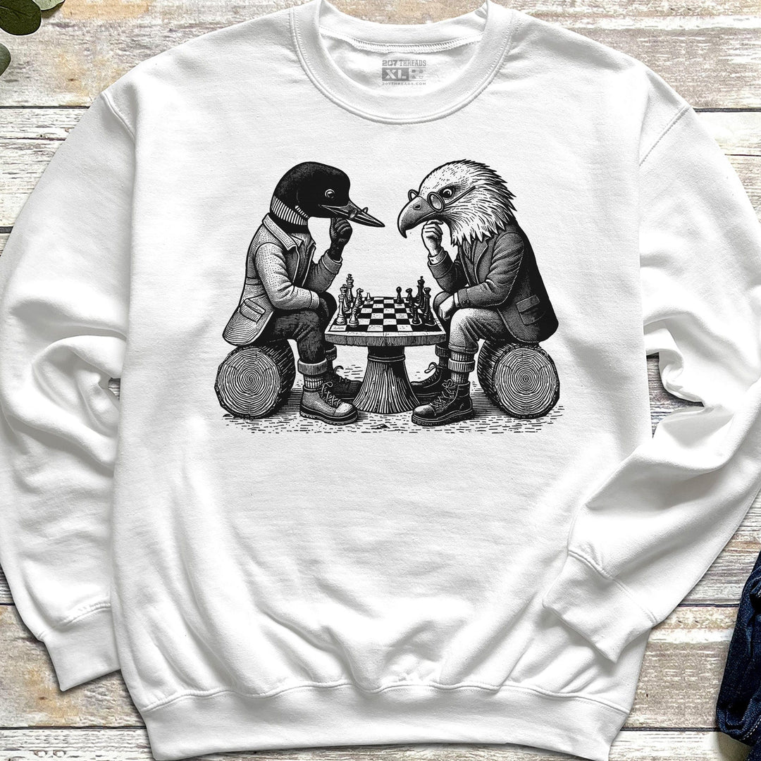 Loon & Eagle Chess Sweatshirt