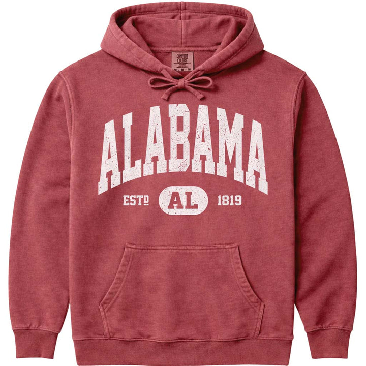 Classic Alabama Hoodie Sweatshirt - Crimson