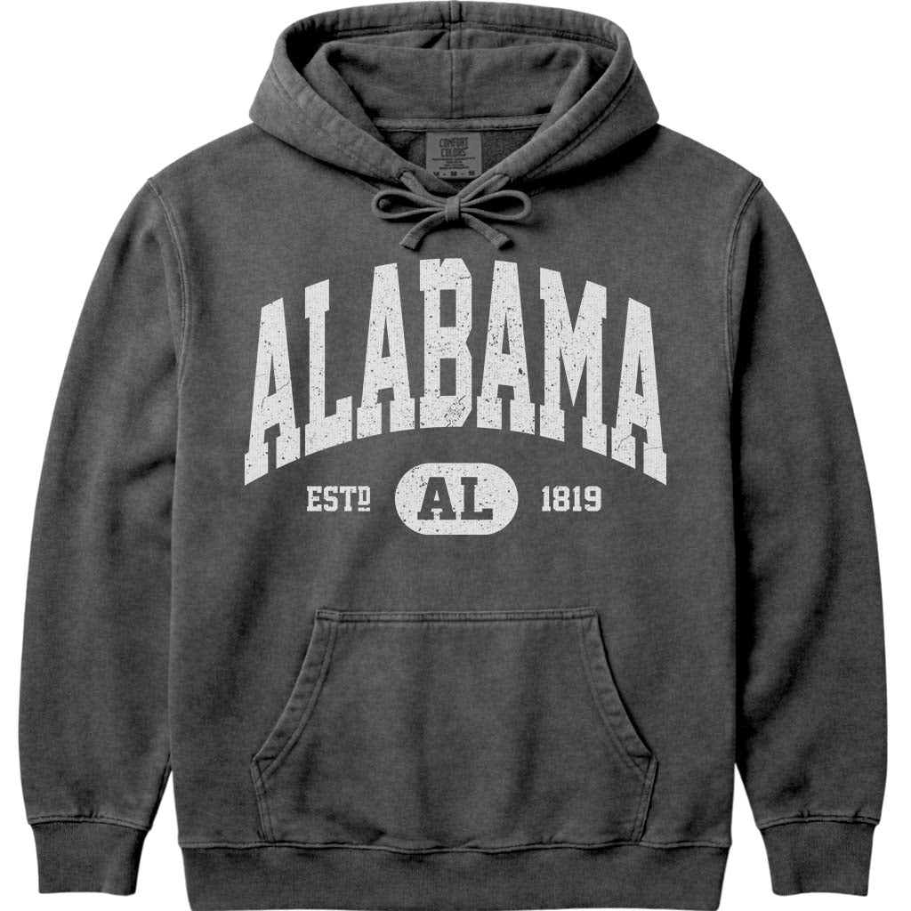 Classic Alabama Hoodie Sweatshirt - Pepper