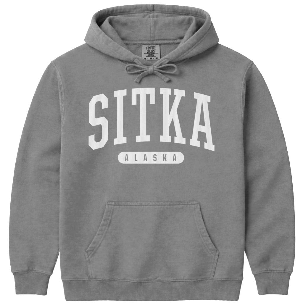 Classic Sitka Alaska Hoodie - Grey