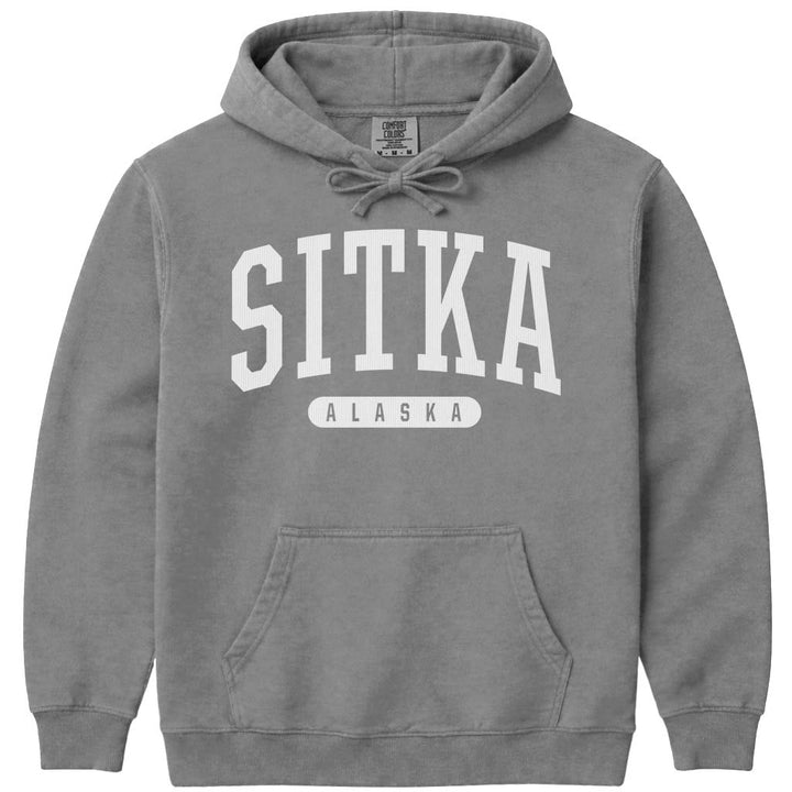 Classic Sitka Alaska Hoodie - Grey