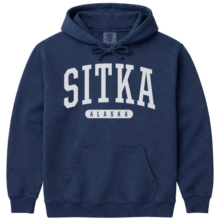 Classic Sitka Alaska Hoodie - Navy