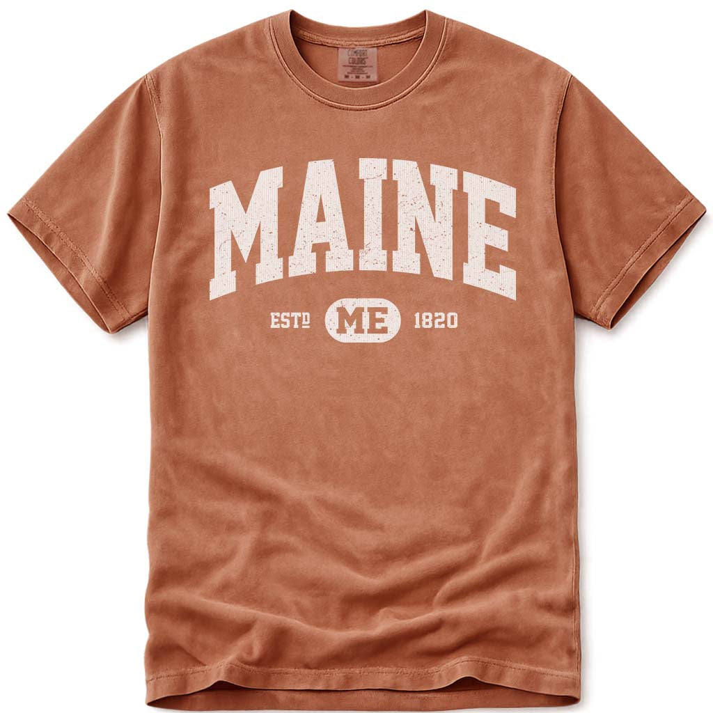 Classic Vintage Maine University T Shirt - Yam