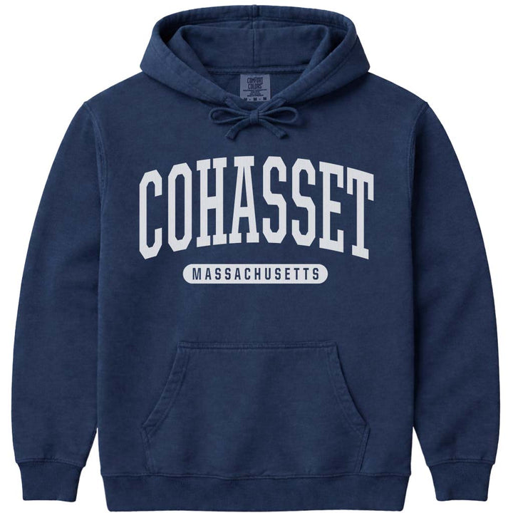 Cohasset Massachusetts Hoodie Sweatshirt - Navy