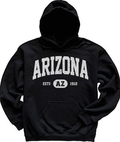 Black College Style Arizona Hoodie