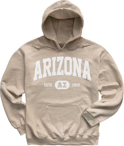 Sand Beige College Style Arizona Hoodie