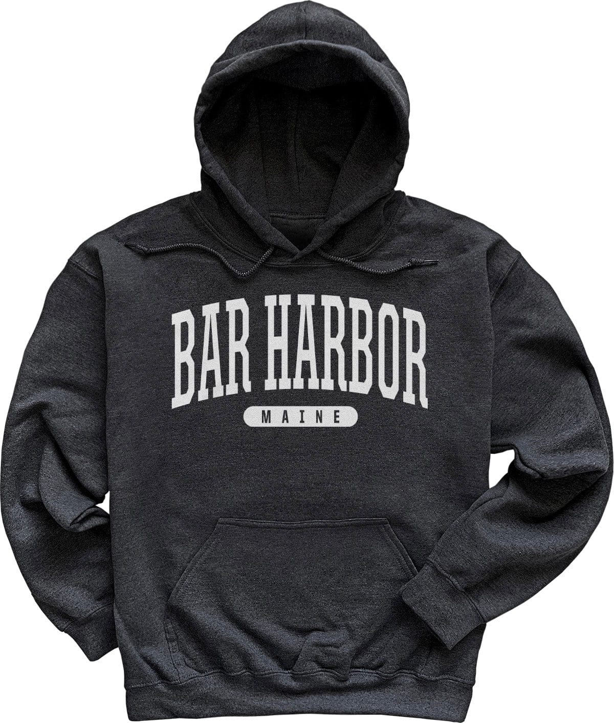 College University Style Bar Harbor Maine Hoodie