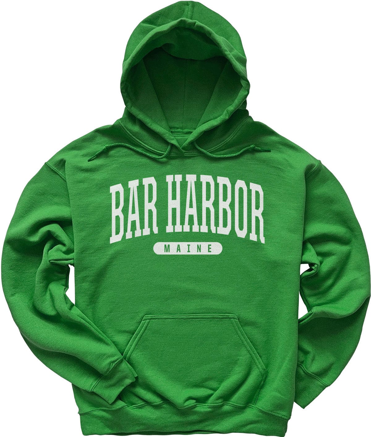 College University Style Bar Harbor Maine Hoodie