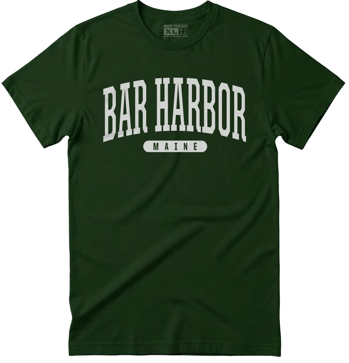 College University Style Bar Harbor Maine T-Shirt