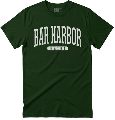 College University Style Bar Harbor Maine T-Shirt