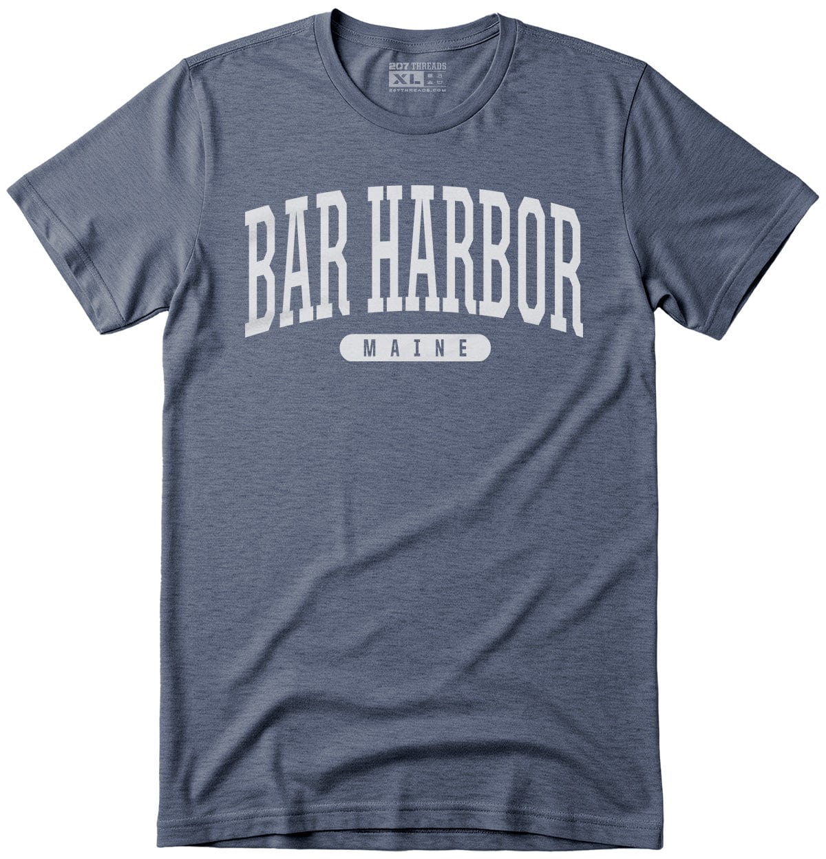 College University Style Bar Harbor Maine T-Shirt