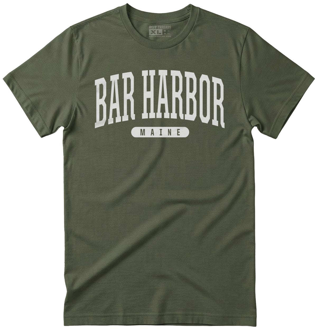 College University Style Bar Harbor Maine T-Shirt