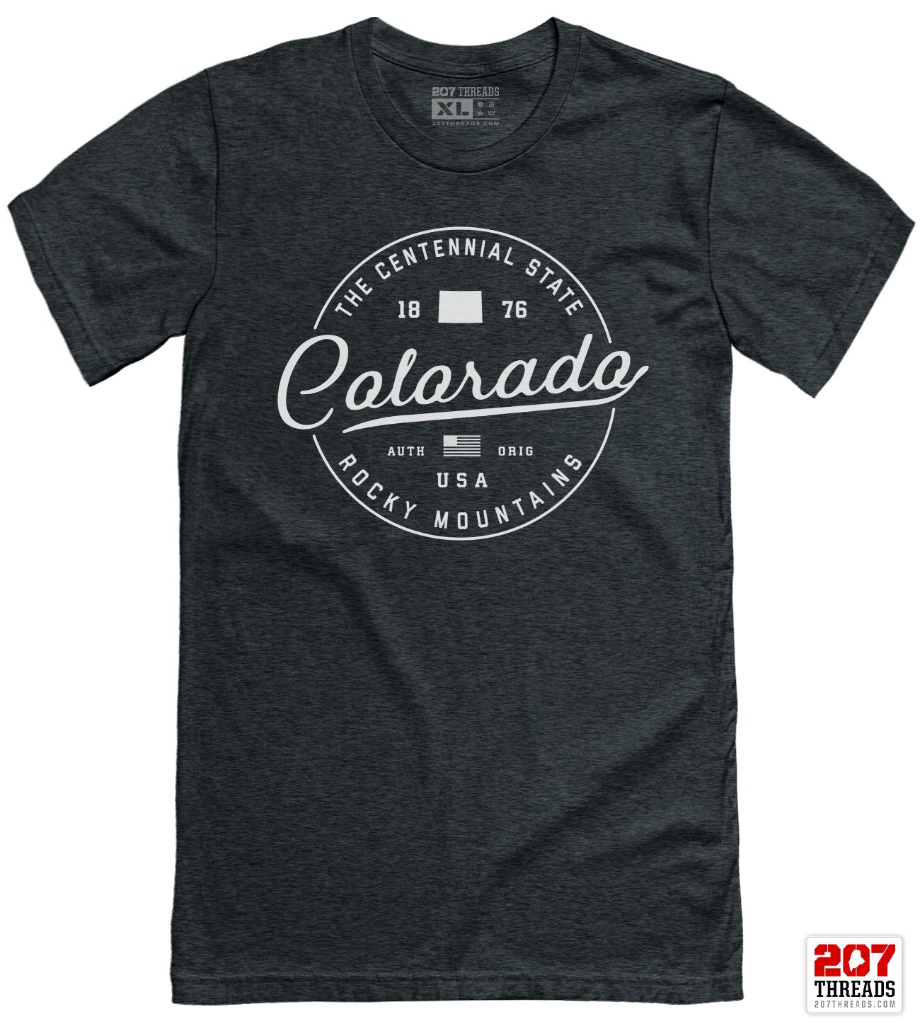 State of Colorado T-Shirt - Soft Colorado Tee