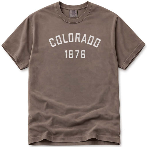 Colorado 1876 Minimalist Simple Retro Vintage Tee