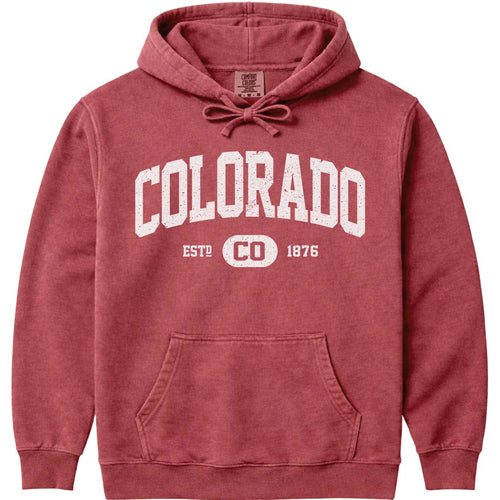 Colorado 1876 Vintage Hooded Sweatshirt