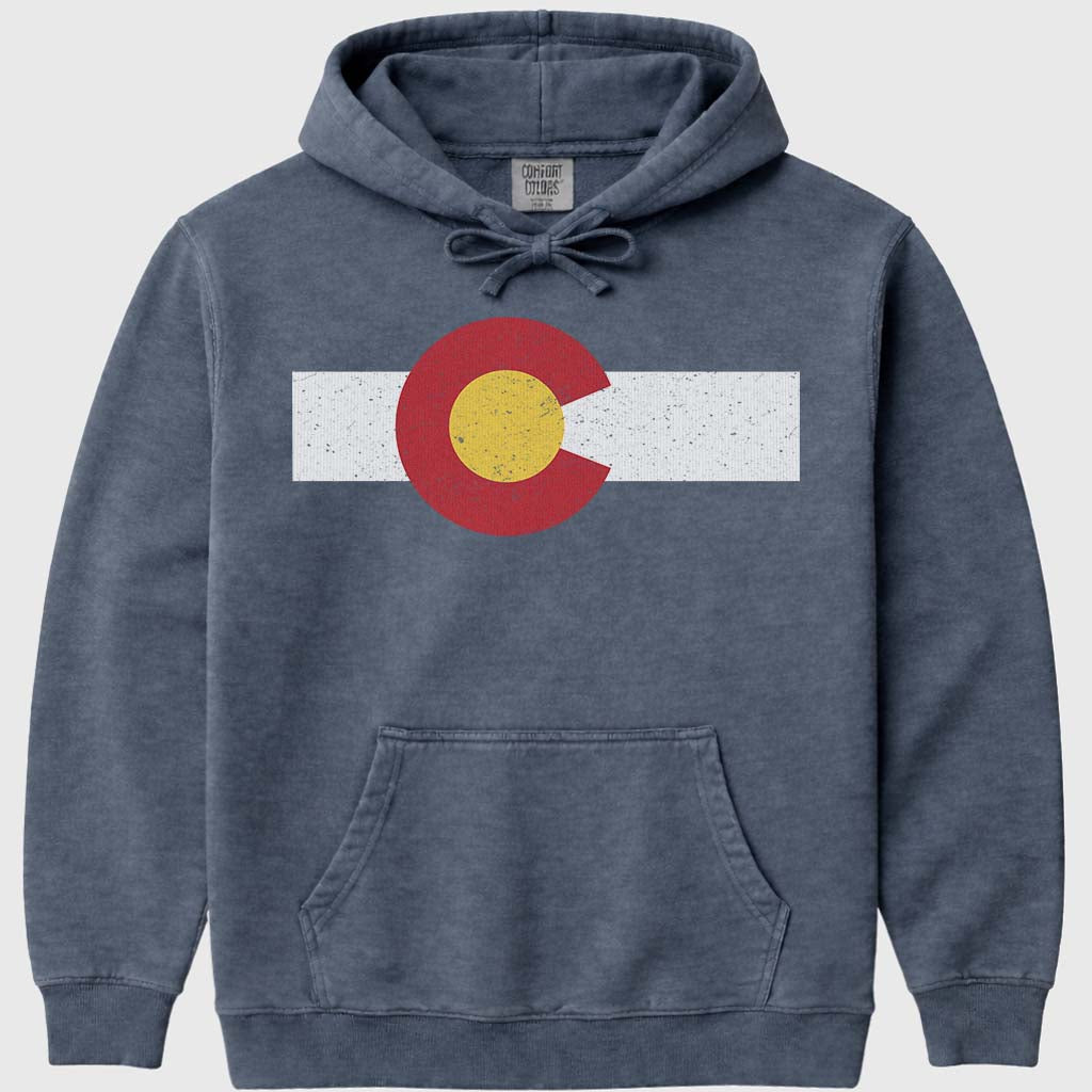 Colorado State Flag Sweatshirt - Denim
