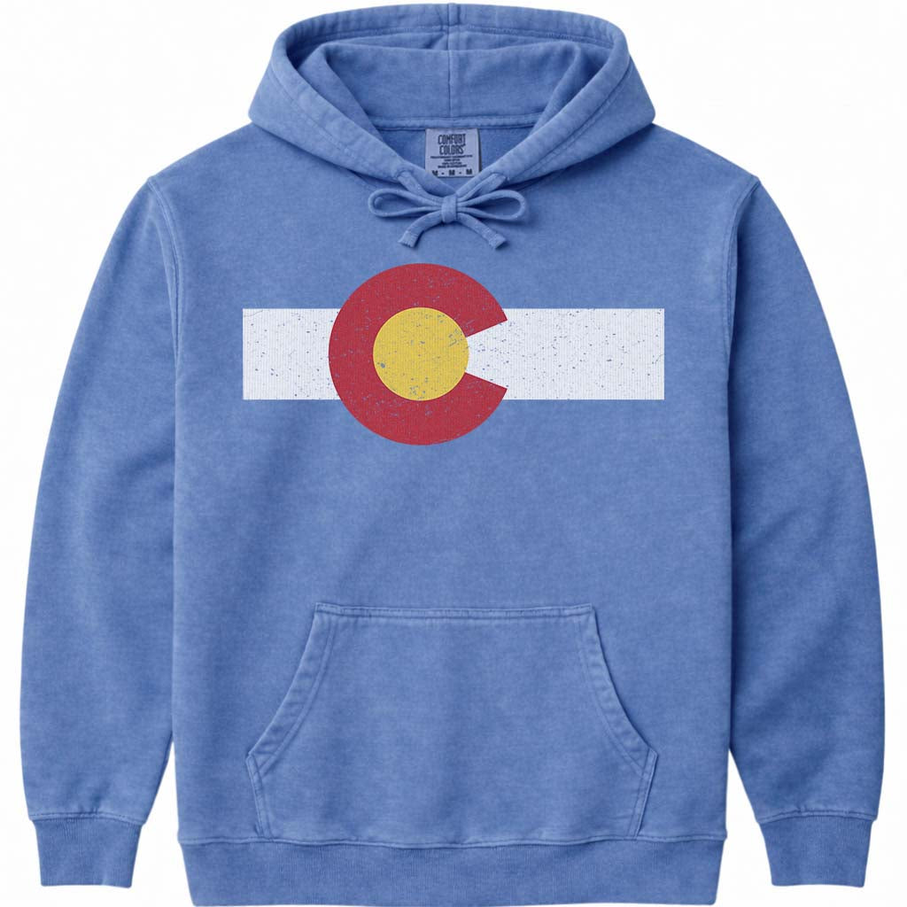 Colorado State Flag Sweatshirt - Flo Blue