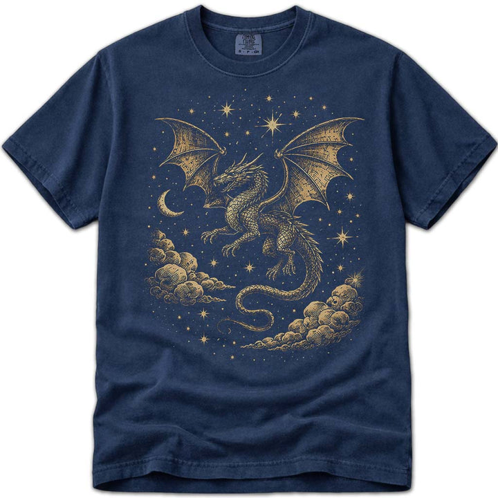 Cool Dragon T Shirt - Navy