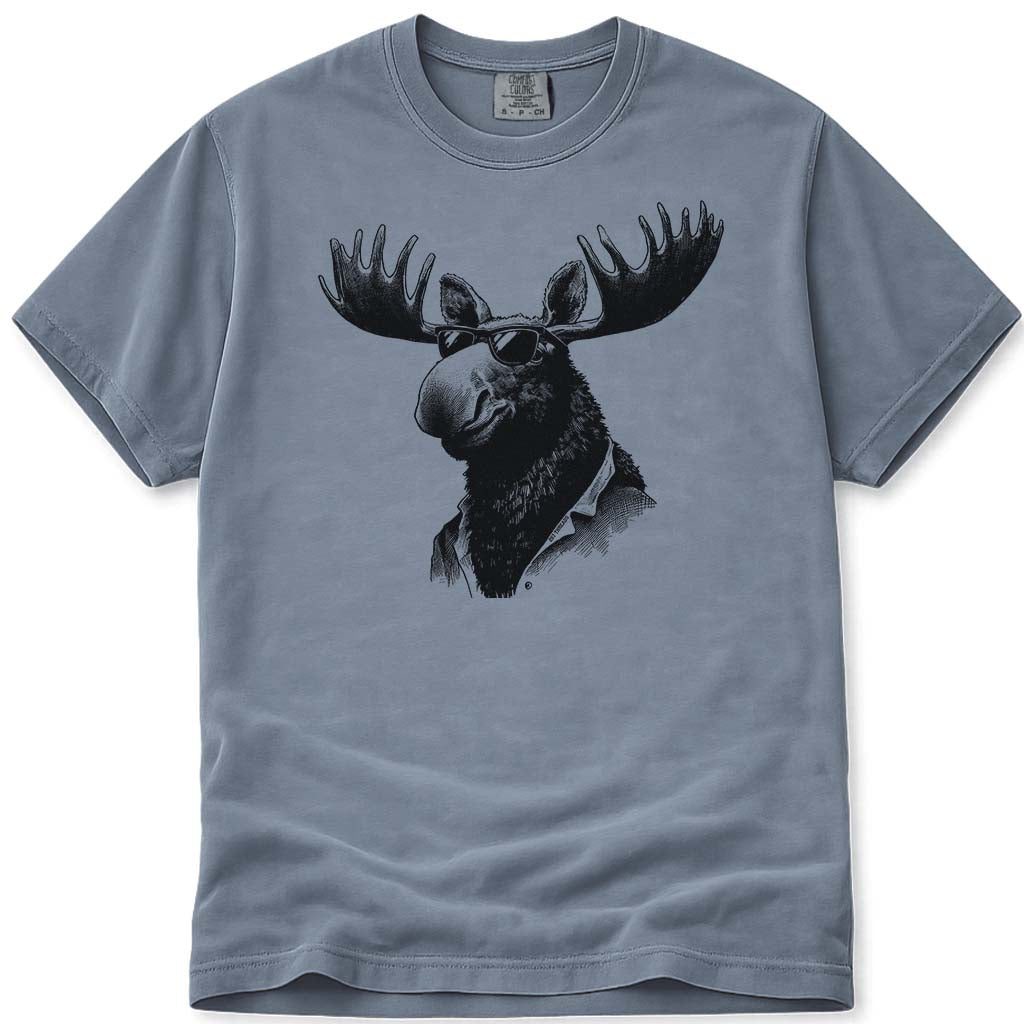 Cool Moose T Shirt - Blue Jean