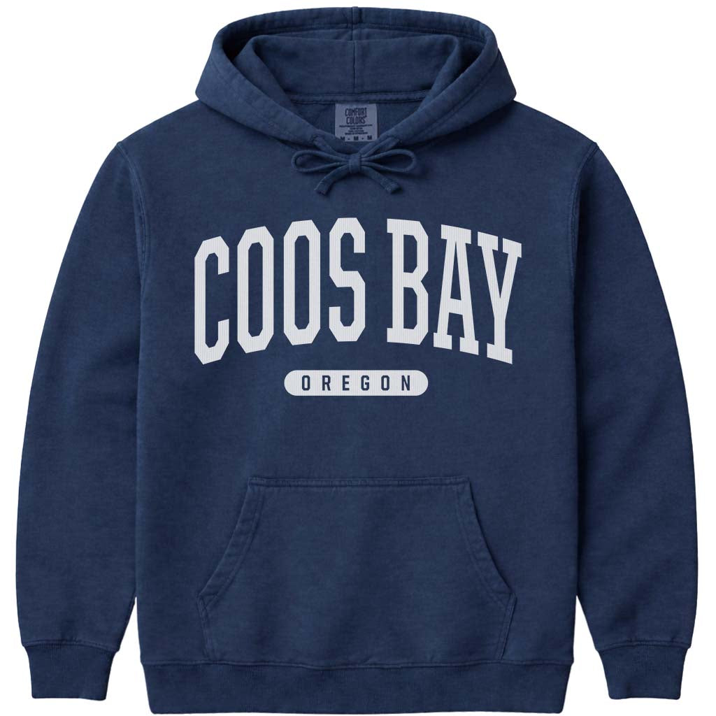 Coos Bay Oregon Hoodie - Navy