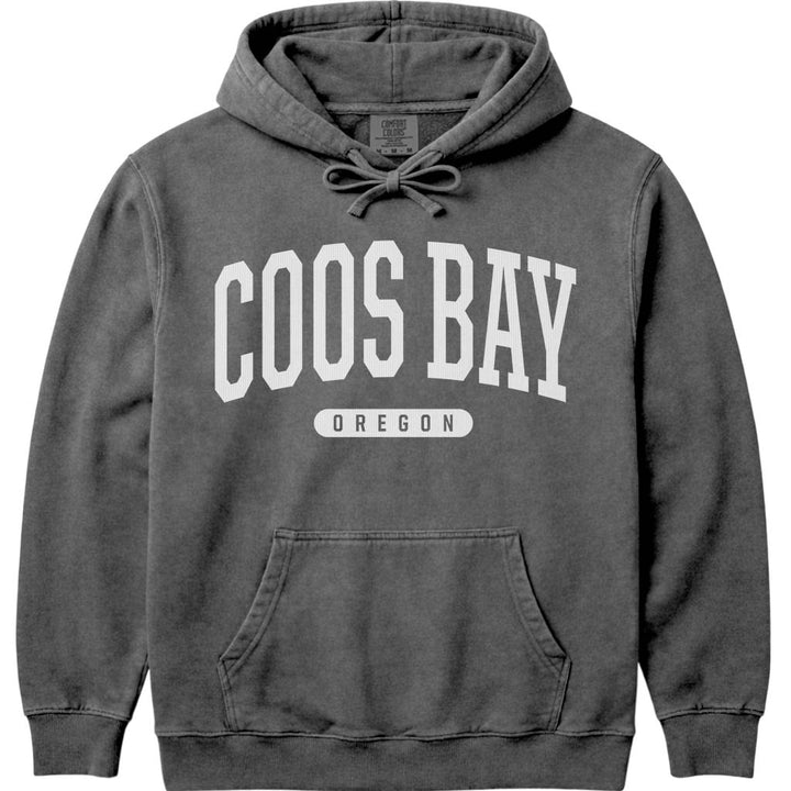 Coos Bay Oregon Hoodie - Pepper