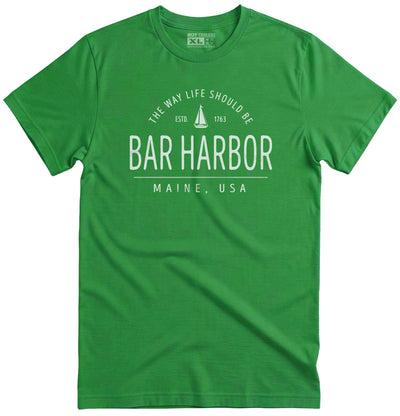 Cute Coastal Sailboat Bar Harbor Maine T-Shirt