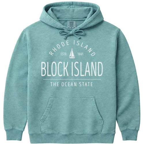 Block Island Sailboat Hoodie Sweatshirt
