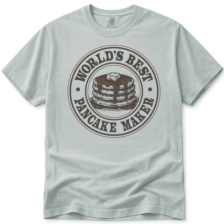 World's Best Pancake Maker Dad Tee - Bay