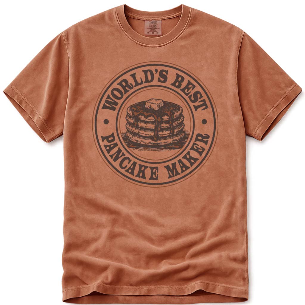 World's Best Pancake Maker Dad Tee - Yam