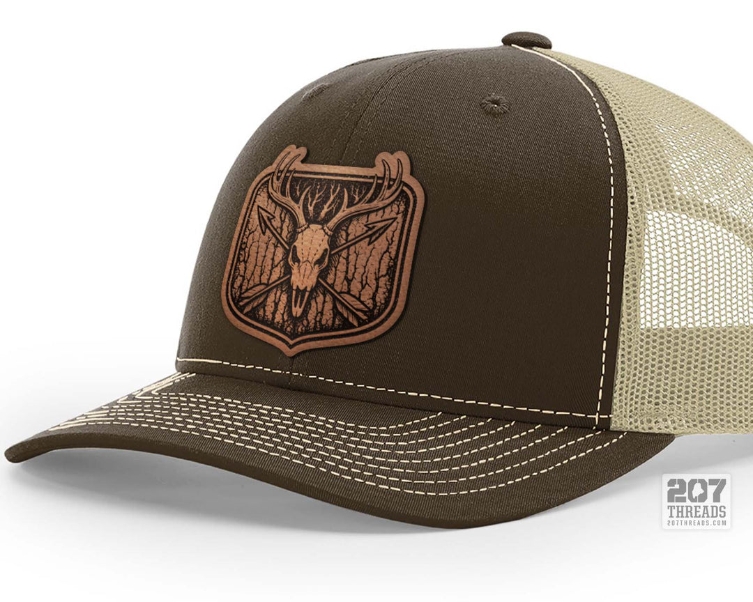 Deer Skull Bow Hunting Trucker Hat