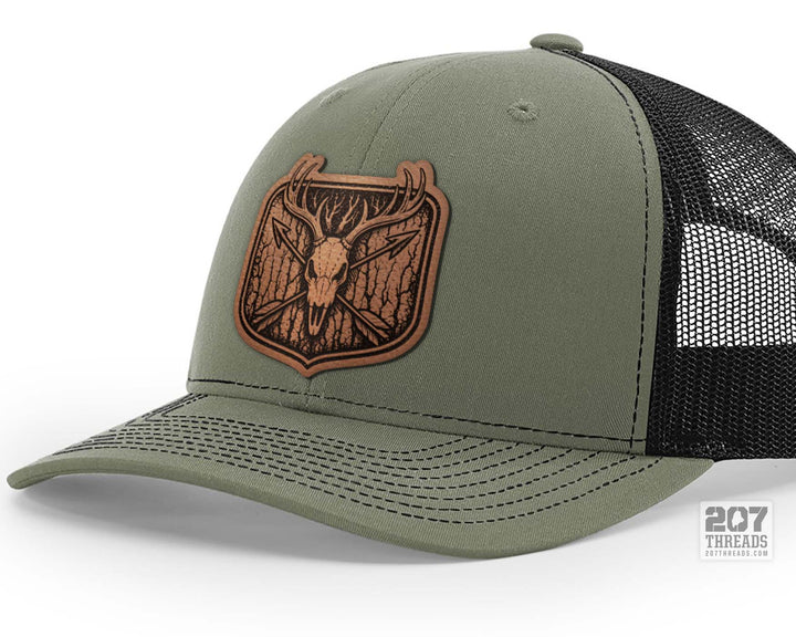 Deer Skull Bow Hunting Trucker Hat