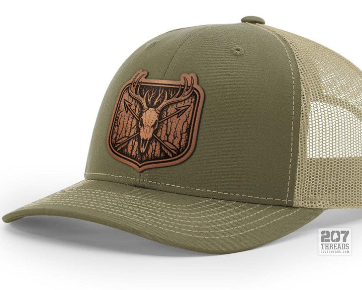 Deer Skull Bow Hunting Trucker Hat