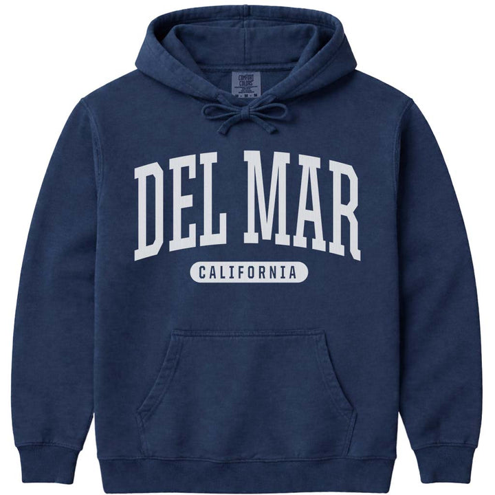 Del Mar California Hooded Sweatshirt - Navy