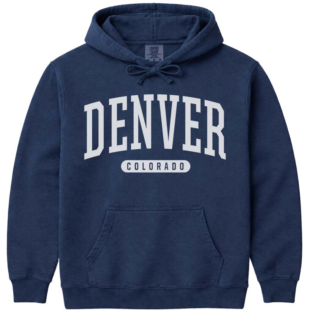 Denver Colorado Hoodie Sweatshirt - Navy