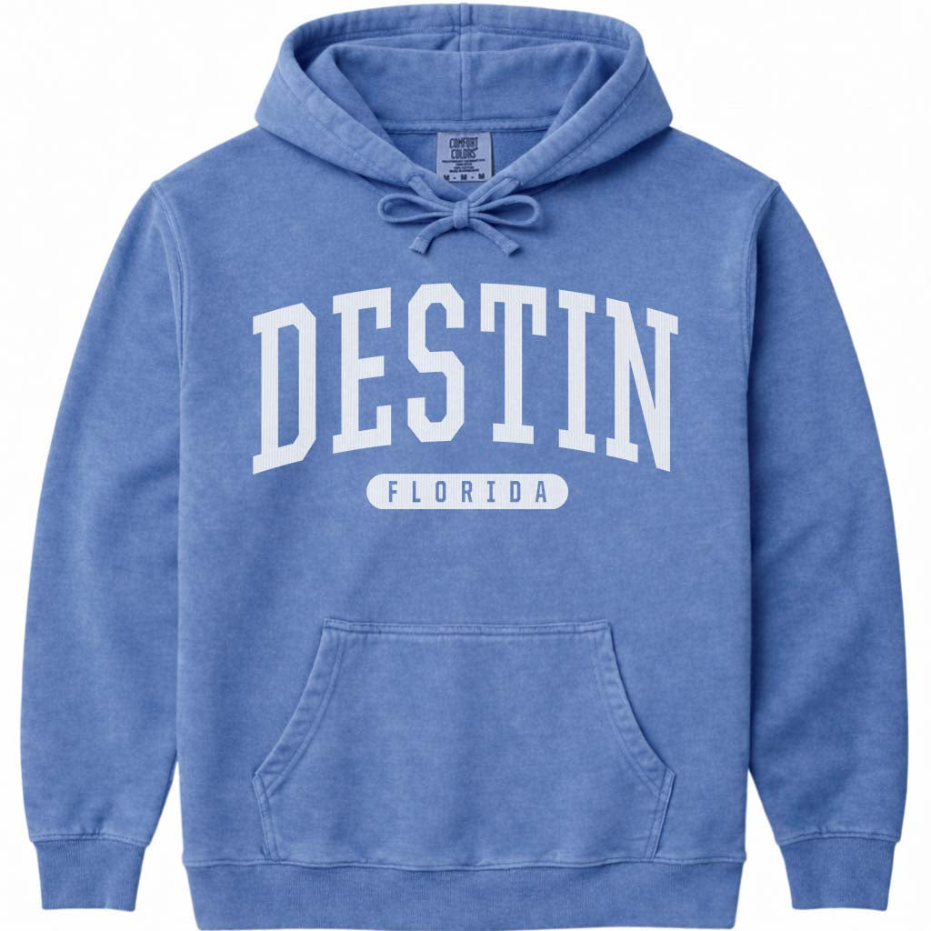 Destin Florida Sweatshirt - Flo Blue