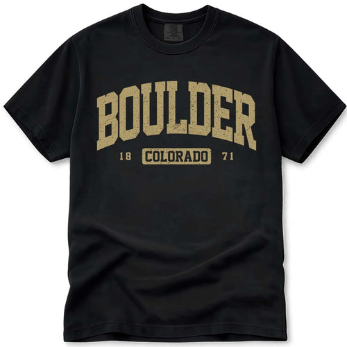 Distressed Vintage Boulder Colorado T Shirt